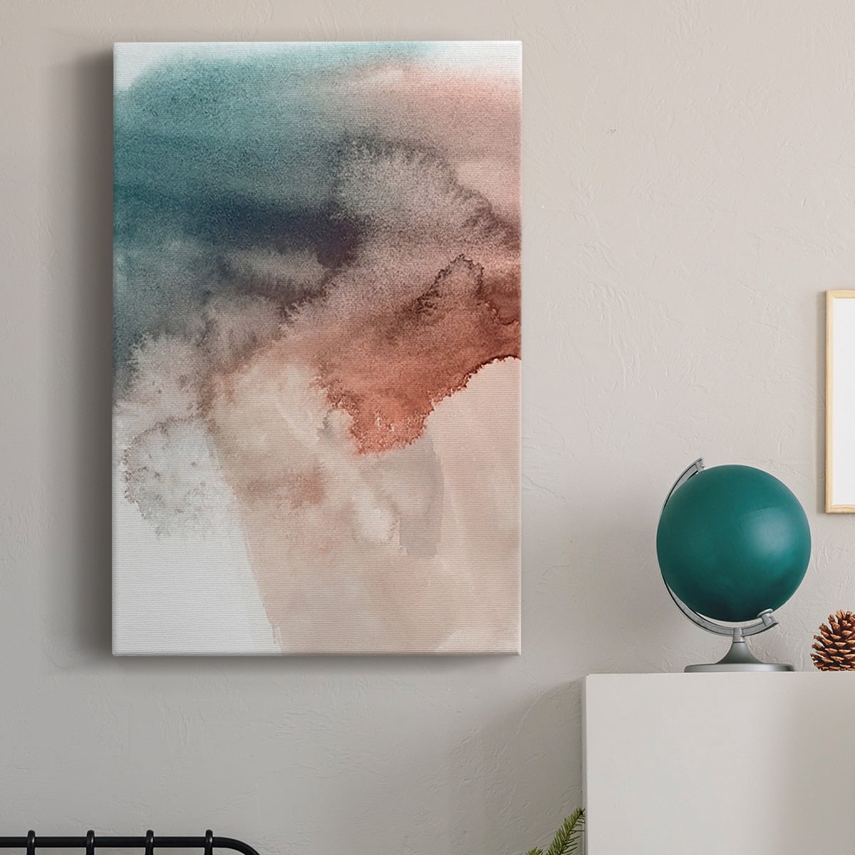 Red Ochre Abstract III Premium Gallery Wrapped Canvas - Ready to Hang