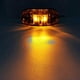 thumbnail image 5 of 20 Pcs Led 2.5inch 2 Diode Light Oval Clearance Trailer Truck Side Marker Lamp Yellow Red, 5 of 5