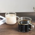 thumbnail image 3 of Advancent Vaso de chupito para espressos de tamaño con boca en forma de V, vaso Premium, amplia aplicación, jarra Triple, taza de leche Cocina y Comedor NA doble boca, 3 of 6