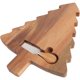thumbnail image 1 of 1 Juego de tabla de cortar de madera, novedad, tabla de árbol de Navidad, tabla de cortar multifunción con cortador, 1 of 5