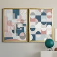 thumbnail image 6 of 2 Piece Set Modern Geo Premium Framed Canvas - Ready to Hang - 26.5 x 36.5 Each - Silver Frame, 6 of 8