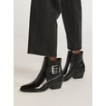 thumbnail image 3 of Scoop Womens Faux Leather Moto Buckle Ankle Booties, 3 of 7