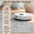 thumbnail image 6 of Design&I 8'x10' Ultra Soft Area Rug, Door Curved Flowing Wave Entry Stepped Borders Decorative Front None Fluffy Washable Non Shedding for Bedroom Living Room Under Sectional, 6 of 7