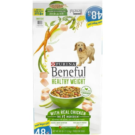 Purina Beneful Healthy Weight With Real Chicken Adult Dry Dog Food (48 (Best Dry Dog Food On The Market)