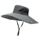 thumbnail image 3 of Sombrero De Sol Extragrande, Estilo Pescador, Resistente Al Viento, Ajustable Con Cuerda, Color Liso, Para Hombre, Ideal Para Actividades Al Aire Libre, Montaismo, Pesca Y Viajes., UKHBMC, 3 of 8