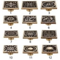 thumbnail image 2 of Vintage Thick Square Toilet Kitchen for Hotel Home Fish Lotus Pattern Grate Drain Floor Drain Waste Strainer Cover Strainer 3, 2 of 8