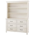 thumbnail image 2 of Westwood Design Westfield Traditional Hutch / Bookcase - Brushed White Finish, 2 of 2