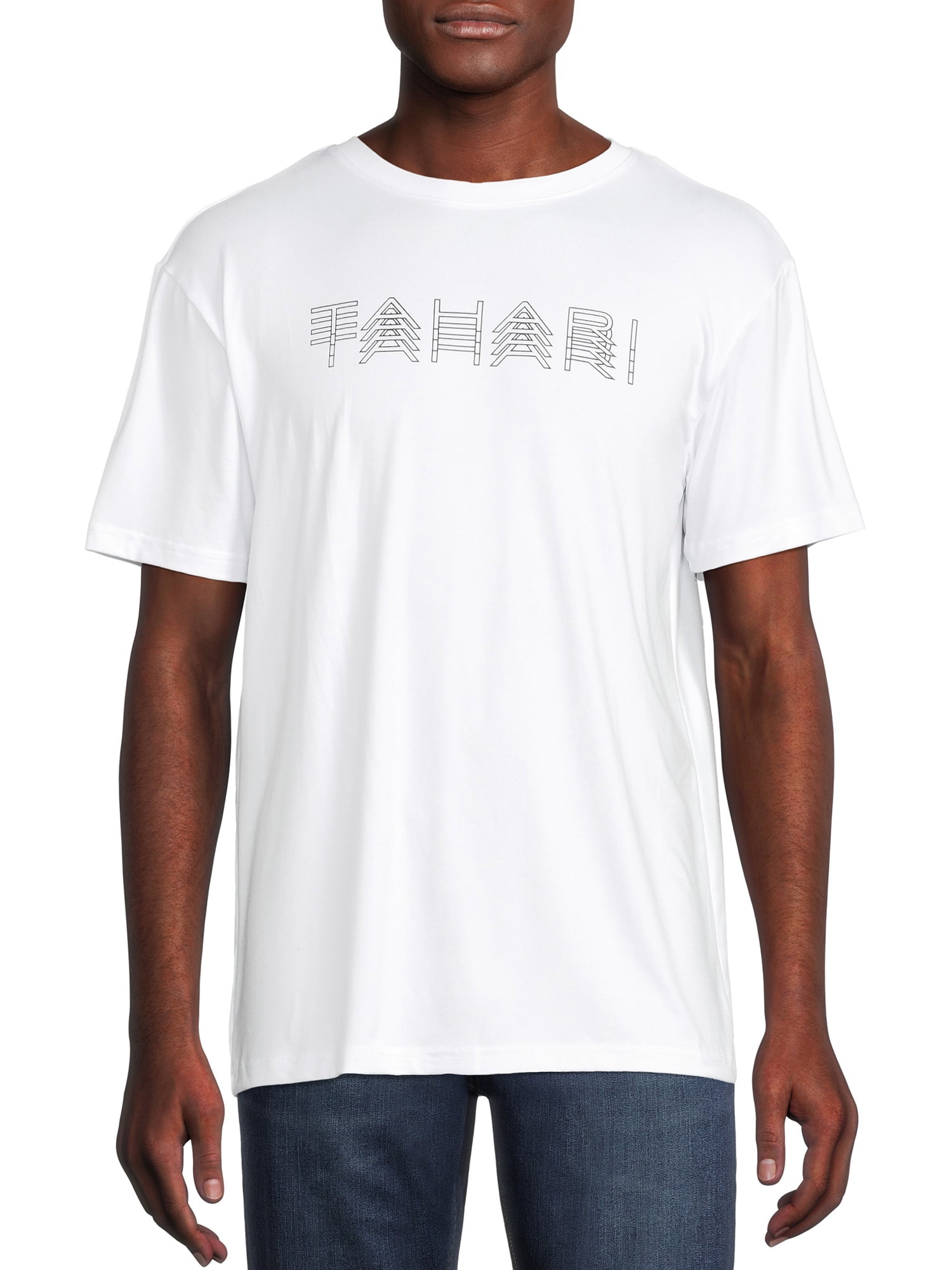Tahari Men's Short Sleeve Logo Crew Neck TShirt, Sizes SXL