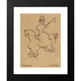 thumbnail image 2 of Zygmunt Waliszewski 12x14 Black Modern Framed Museum Art Print Titled - Amazon (1917), 2 of 5