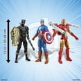 thumbnail image 2 of Marvel: Avengers Titan Hero Series Captain America, Black Panther, and Iron Man Action Figure Set, 2 of 8