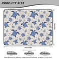 thumbnail image 7 of HUISEFOR Blue Sea Turtle Car Trunk Mat 29" x 39" Full Protection Cargo Mat Rear Trunk Liner Scratchproof Easy To Clean Universal Fit for Most Cars SUV, 7 of 7