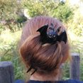 thumbnail image 1 of Pinza para el pelo de calavera/polilla de la muerte, horquilla para el pelo, soporte para cubierta de moño de concha de tortuga para mujeres y niñas, pinza para el pelo BANYUO Hogar, 1 of 1