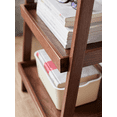 thumbnail image 4 of Walnut Ladder Bookshelf, 3-Tier Solid Oak Shelf,Storage Organizer Step Bookshelf for Study, Living Room, Bedroom and Hallway, Solid Wood Furniture, 4 of 14