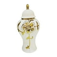 thumbnail image 3 of Organizador de tarro de jengibre de cerámica, arreglo floral, jarrón de jengibre, adorno de centro de mesa para boda, inauguración de la casa con M, 3 of 9