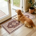 thumbnail image 5 of ARJINCUTE Non-Slip 3 Piece Ultra Soft Kitchen Rug Set, Machine Washable Comfort Floor Mats for Home Kitchen, Brown, 5 of 7