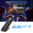 thumbnail image 2 of Conmutador HDMI TCNEWCL 8K @60Hz 5x1 con mando a distancia para PS5 Xbox PC, 2 of 7