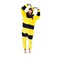 thumbnail image 2 of Yellow Bee Autumn Winter Cartoon Animal Sexy Onesie Women One Piece Pajamas Cute Family Matching Sleeping Clothes Cosplay Adults, 2 of 6