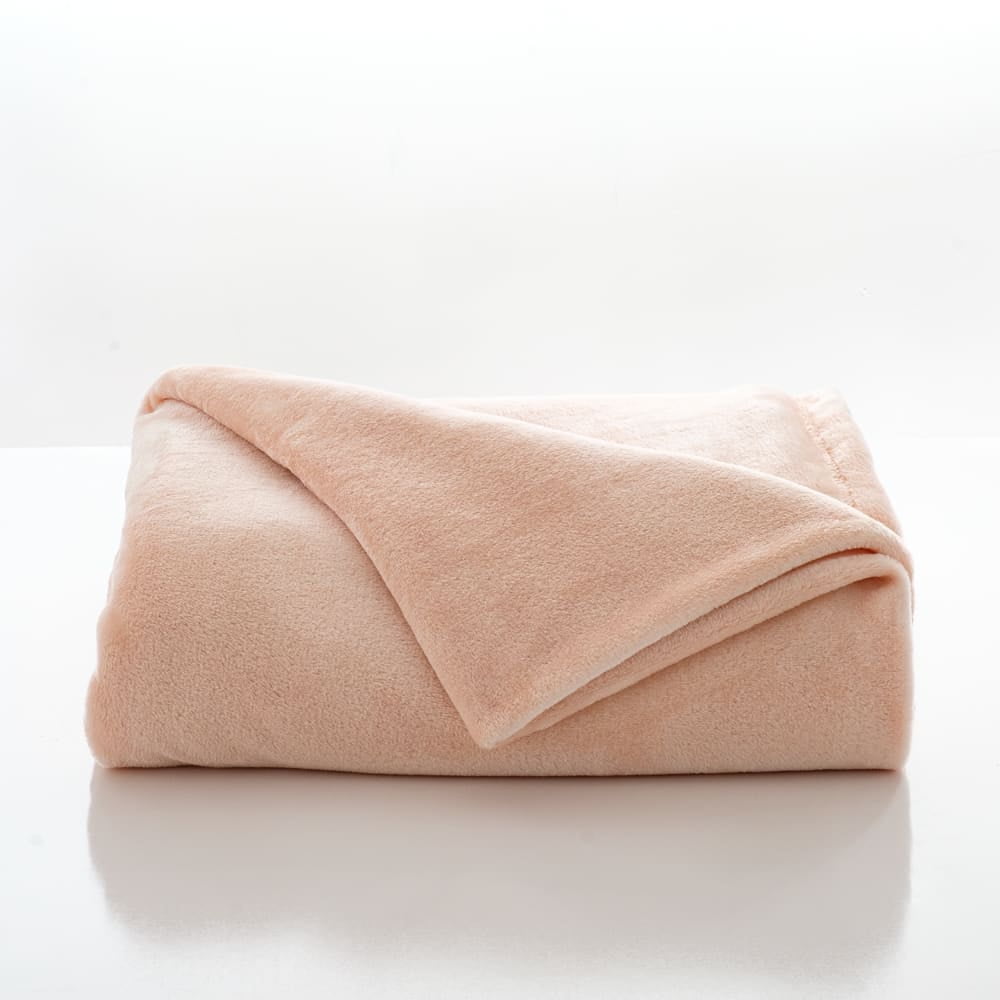 Supersoft Twin XL Bed Blanket in Pink, Sized for College Dorm Beds