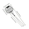 thumbnail image 3 of Fine Mesh Square Stainless Steel Spoon Filter for Soup Straining with Long Stable Handle Ideal for Kitchen Cooking, 3 of 8