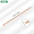 thumbnail image 3 of Uxcell Barra Redonda de Cobre 6mm x 250mm T2 Cobre, 3 of 7