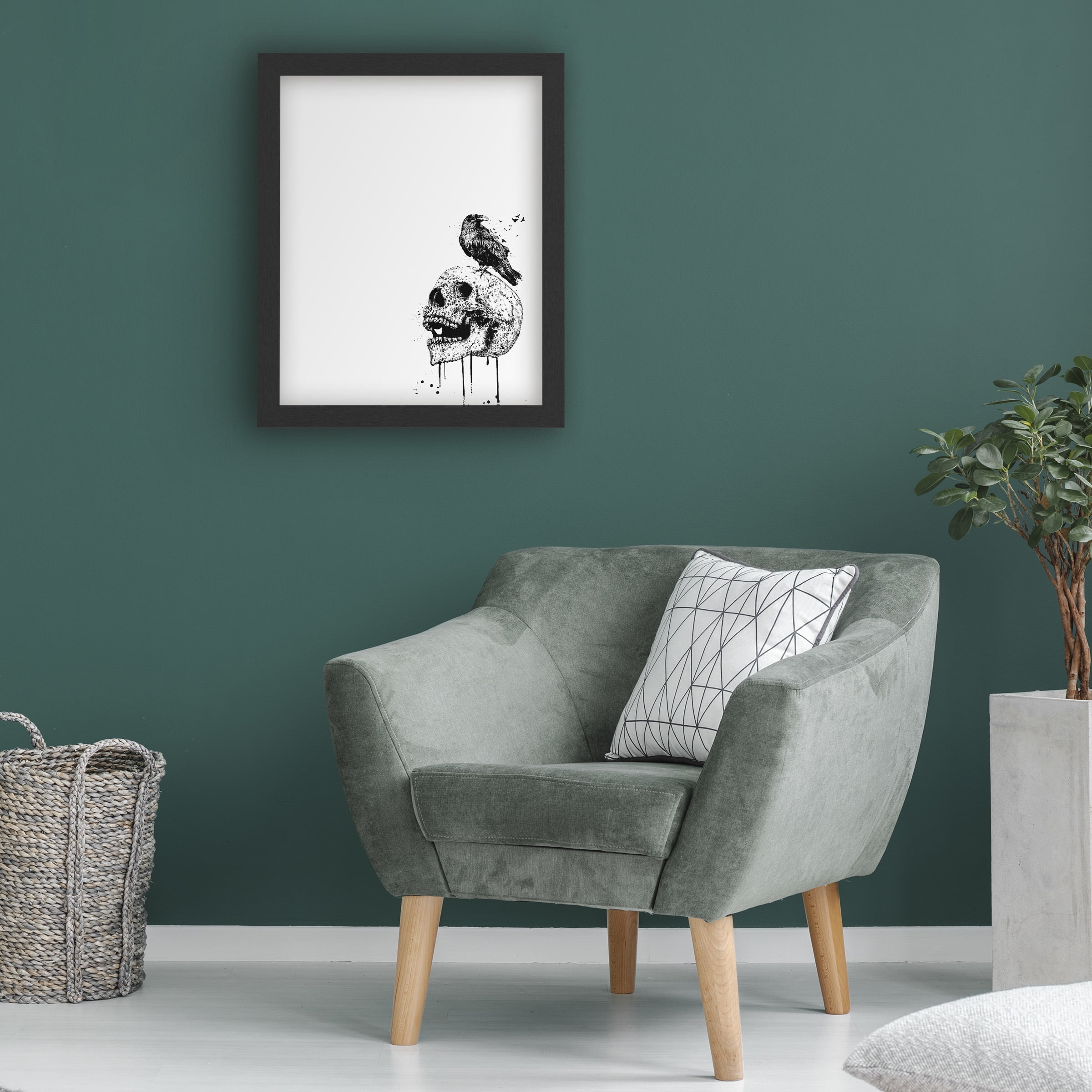 Trademark Fine Art 'New Skull' Markerboard by Balazs Solt