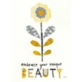 thumbnail image 2 of Averinos, Melissa 25x32 Gold Ornate Wood Framed with Double Matting Museum Art Print Titled - Bloom Boldly II, 2 of 4