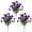 F, variant on JeashCHAT 3 Bundles Artificial Morning Glories Outdoor Flowers Fake Plants for Spring Summer Decoration, Realistic Faux Flowers Bouquet for Outside Planter Porch Yard Patio Balcony