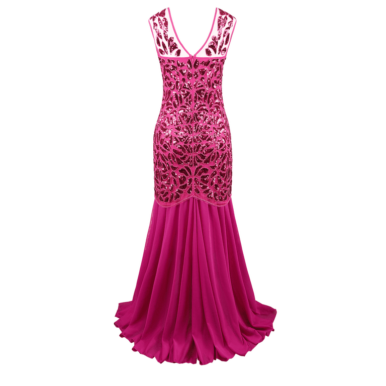 Sexy O-neck Long Sleeve Vintage Sequin Evening Dress Sexy O-neck Long Sleeve Vintage Sequin Evening Dress