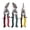 3PCS, variant on Aviation Tin Snips Set Straight Heavy Duty Left And Right Shears 2-piece Metal Cutters With Comfort Grips Safety Latch