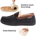 thumbnail image 2 of VONMAY Men's Moccasin Slippers Fuzzy Indoor Outdoor House Shoes, 2 of 6