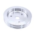 thumbnail image 2 of Polea de bomba corta,Polea de cigüeñal de 2 ranuras Accesorios para automóviles,Polea de cigüeñal de doble ranura conveniente,Piezas de repuesto Resistente Fácil de usar Alto, 2 of 8