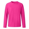 thumbnail image 2 of MEZZALL Children Swimsuit Boys Long Sleeve O-Neck Swim Shirt Summer Beach Sun Rash Guard For Kids Solid Color Relaxed Fit Swimwear Beachwear, 2 of 8