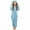 Blue, variant on Girls Onesies Pajamas Zip Up Jumpsuits Fuzzy Sherpa One Piece Loungewear Sleepwear Kids Hooded Rompers Winter Clothes for 3-12 Years
