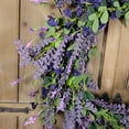 20 Inch Lavender Wreath for Front Door Greenery Leaves Wreath for All