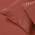 thumbnail image 6 of Nestl King Sheets Set, 1800 Series Deep Pocket Bed Sheets King 4 Piece, Luxury Soft Microfiber King Size Sheets, Orange, 6 of 10