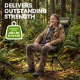 thumbnail image 5 of VECUKTY Triangle Frame High Back Folding Camping Chair, Portable Moon Chair with Enhanced Stability, Includes Carry Bag, Army Green, 5 of 9