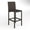 Brown, variant on Martha Stewart Set of 2 Indoor-Outdoor Patio Bar Stools in Brown Rattan Wicker