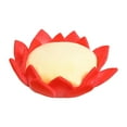 thumbnail image 3 of GROWTH TANK Coussin en Forme de Fleur de Lotus Coussin de Sol Confortable Pouf Rouge 60cm, 3 of 9