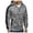 Dark Gray, variant on Men's Slim Fit Zip Up Hooded Jacket Patchwork Long Sleeve Casual Top for Autumn and Winter Men's Sweatshirts and Hoodies Grey,L