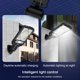 thumbnail image 5 of Luces solares para exteriores, con sensor de movimiento, IP65, 3 modos y control remoto. Luces de seguridad para pared, cercas, patios, jardines y patios., 5 of 9