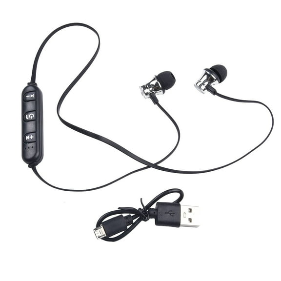 XT11 Magnetic Wireless Headphones Sports In-ear Hanging Neck Style Wireless Blue-tooth Headset with Microphone Earphones by YFind