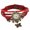 Red, variant on UDIYO Watches Faux Leather Adjustable Metal Fashion Weave Wrap Watches for Daily Wear