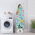 thumbnail image 3 of HELLHERO Butterfly Floral Ironing Board Cover and Pad Standard Size Iron Board Dustproof Covers Ironing Pad Sleeve Table Top Iron Board Cover with Elastic Edge Home Decor for Women, 3 of 5