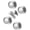 Silver, variant on Black Self-Adhesive Cabinet Knobs, Self-Stick Hardware Kitchen Cabinet Handles, No-Punch Peel and Stick Drawer Knobs for Refrigerators, Dressers, Windows, Closets