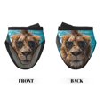 thumbnail image 2 of Disketp Hawaiian Swimming Lion Non-Slip Mini Oven Mitt Set, Short Oven Mitts for Baking Grilling Barbecue Microwave, 5.9"x5.9"in, 2 of 7