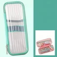 thumbnail image 3 of Under $1 Pencil Case, Hwkond Student Pencil Case Stationery Bag Transparent Pencil Case Hard Pencil Case Back to College, 3 of 6
