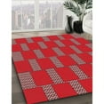 thumbnail image 2 of Ahgly Company Indoor Square Patterned IndianRed Area Rugs, 3' Square, 2 of 6