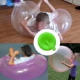 thumbnail image 3 of Maoww Ball Bubble Balloon Water Filling Toy Party Prop Sweet Gift Entertainment Inflatable Interesting Thickened Design Funny Green 130cm, 3 of 7