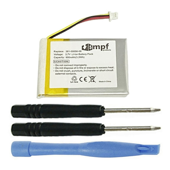 900mAh 361-00056-08 Battery Replacement for Garmin DriveSmart 5, 55, 65, 71 GPS