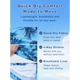 thumbnail image 6 of DAKIMOE Mens Swim Trunks 2 in 1 Swim Shorts with Compression Liner Quick Dry Swimsuits Bathing Suits Stretch Swimming Board Shorts Beach Swimwear with Zipper Pockets, 6 of 9